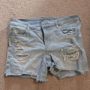 American Eagle Outfitters Light Blue Ripped Women's Jeans